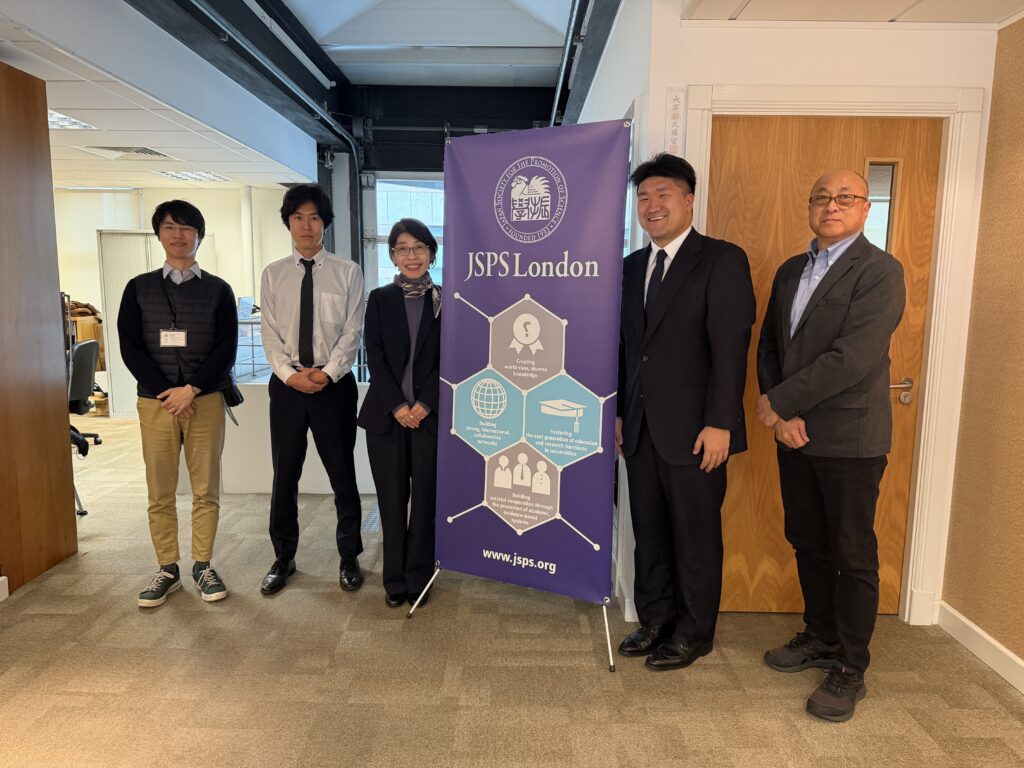 JSPSロンドン研究連絡センターを訪問―英国研究情勢について情報交換をしました